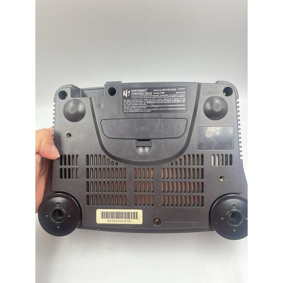 Nintendo 64 N64 Game Console Only NUS-001 Black - Tested & Working - Picture 10 of 13